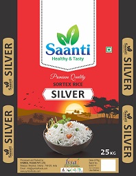 Saanti Silver Sona Masoori Parboiled Rice